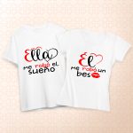 2 Polos ELLA ME ROBÓ EL SUEÑO – UN BESO