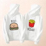 2 Capuchas PAPAS Y HAMBURGUESA